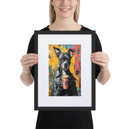 street-art-canine-v15-gerahmtes-poster-gerahmtes-poster-jlr-design-3 - JLR Design