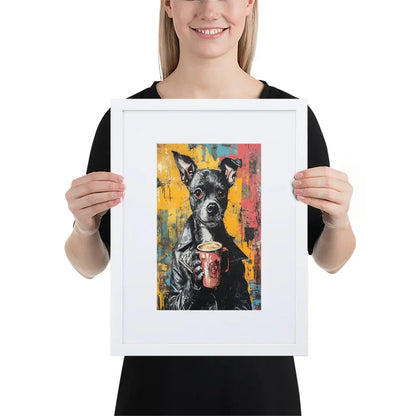 street-art-canine-v15-gerahmtes-poster-gerahmtes-poster-jlr-design-6 - JLR Design
