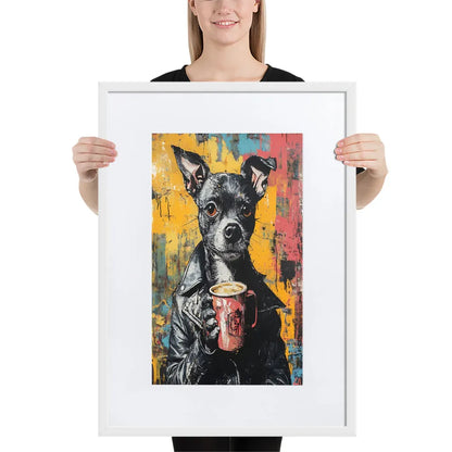 street-art-canine-v15-gerahmtes-poster-gerahmtes-poster-jlr-design-7 - JLR Design
