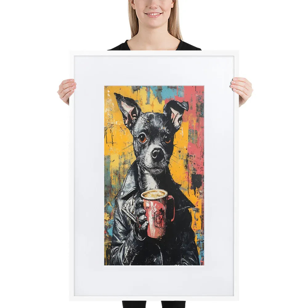 street-art-canine-v15-gerahmtes-poster-gerahmtes-poster-jlr-design-8 - JLR Design