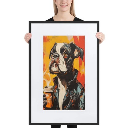 street-art-canine-v16-gerahmtes-poster-gerahmtes-poster-jlr-design-1 - JLR Design