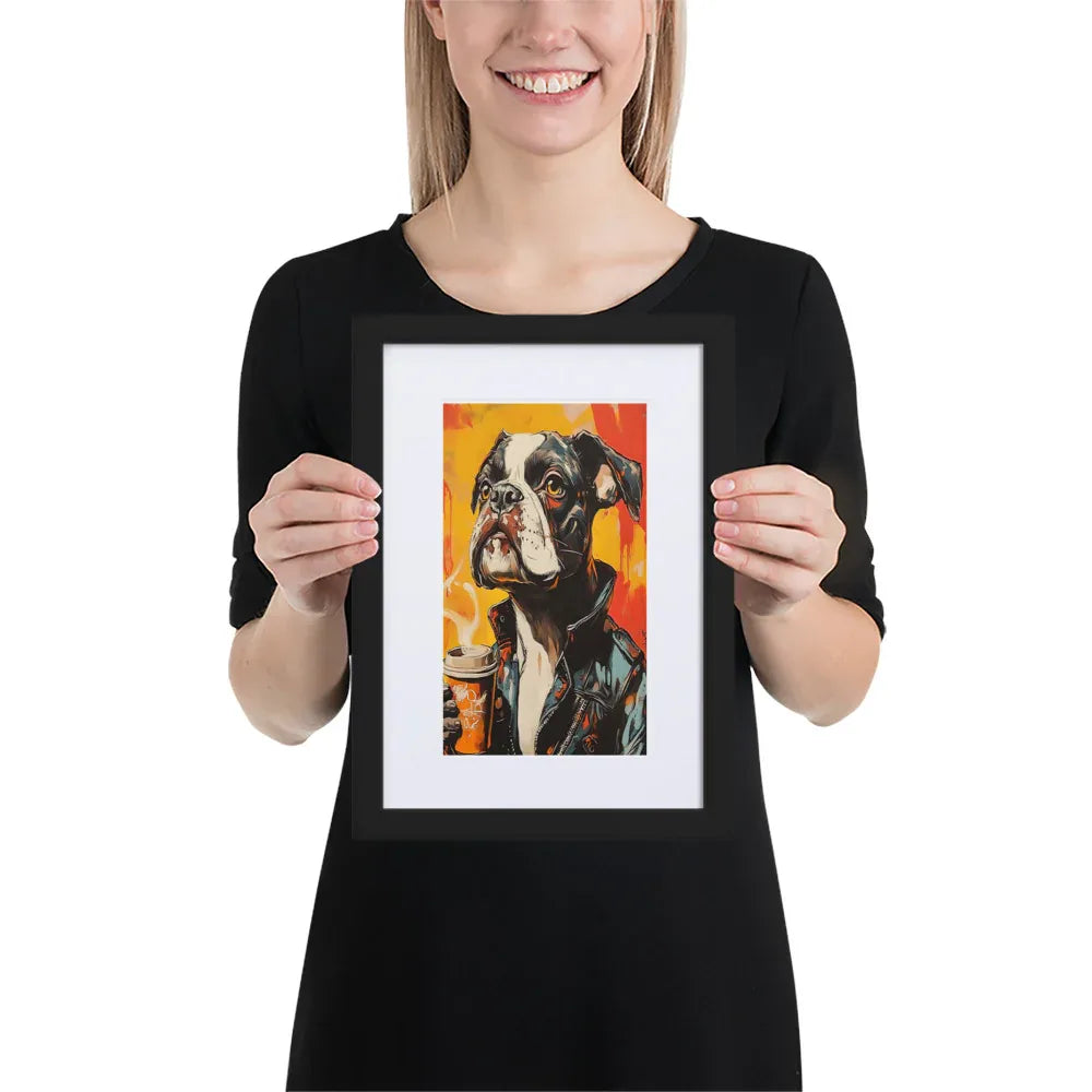 street-art-canine-v16-gerahmtes-poster-gerahmtes-poster-jlr-design-2 - JLR Design