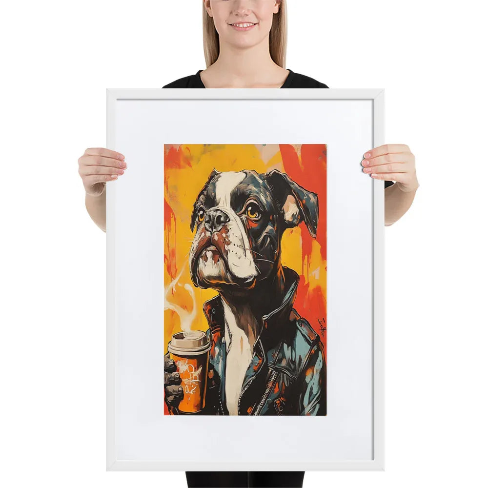 street-art-canine-v16-gerahmtes-poster-gerahmtes-poster-jlr-design-7 - JLR Design