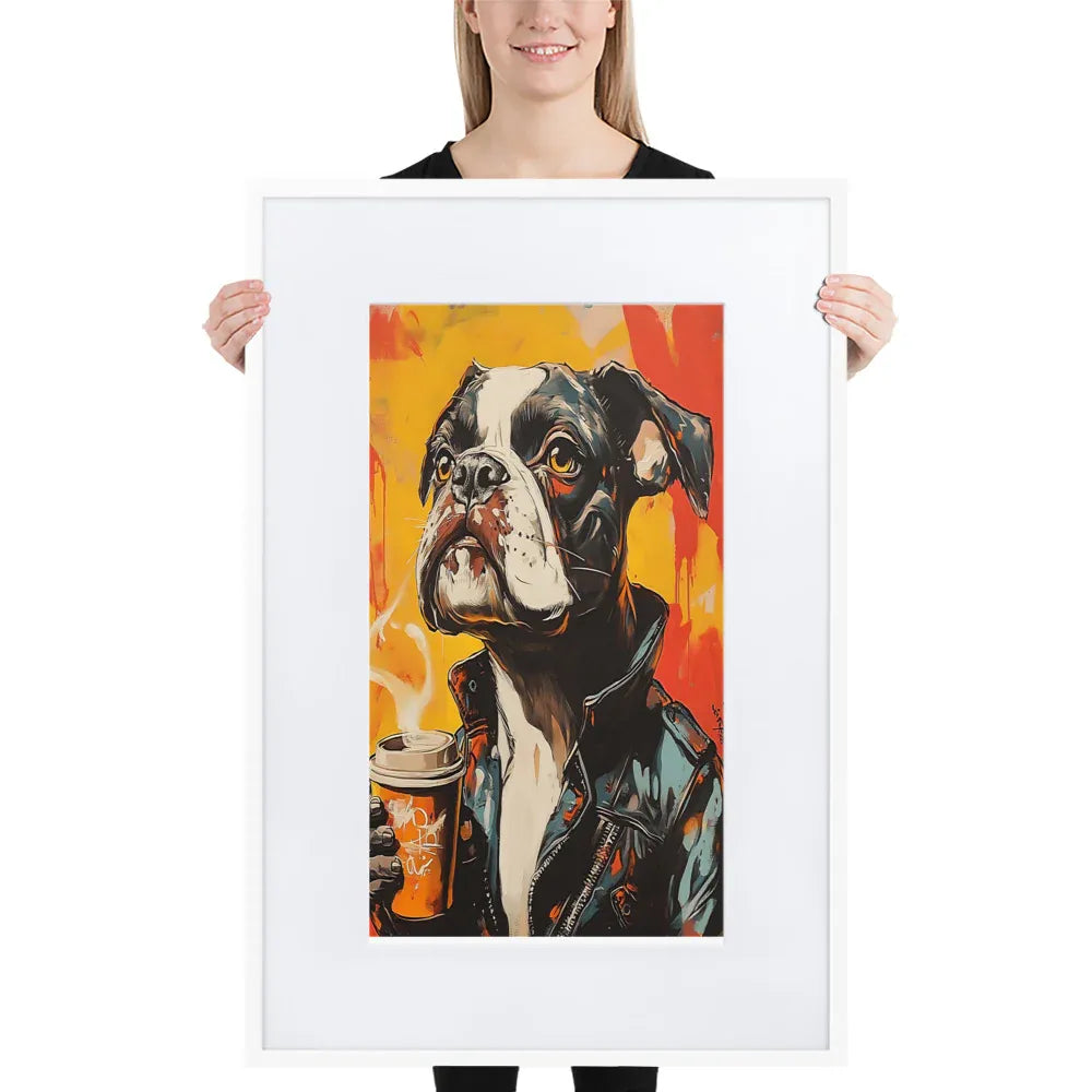 street-art-canine-v16-gerahmtes-poster-gerahmtes-poster-jlr-design-8 - JLR Design