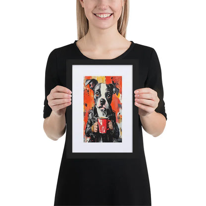 street-art-canine-v17-gerahmtes-poster-gerahmtes-poster-jlr-design-2 - JLR Design