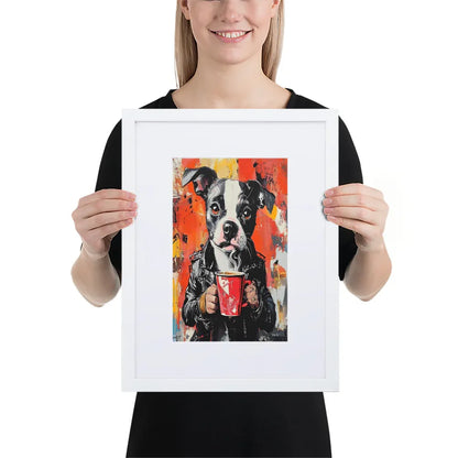 street-art-canine-v17-gerahmtes-poster-gerahmtes-poster-jlr-design-6 - JLR Design