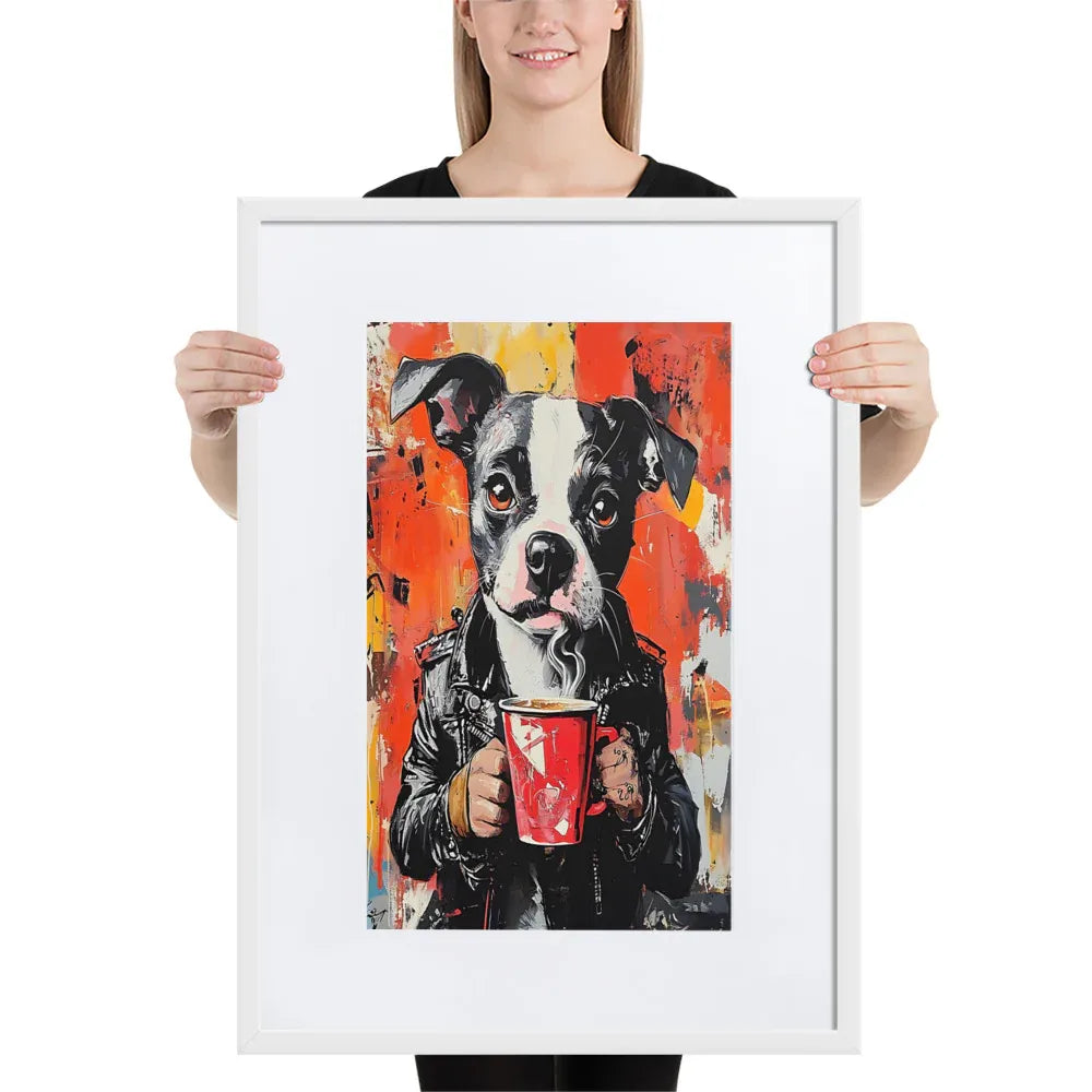 street-art-canine-v17-gerahmtes-poster-gerahmtes-poster-jlr-design-7 - JLR Design