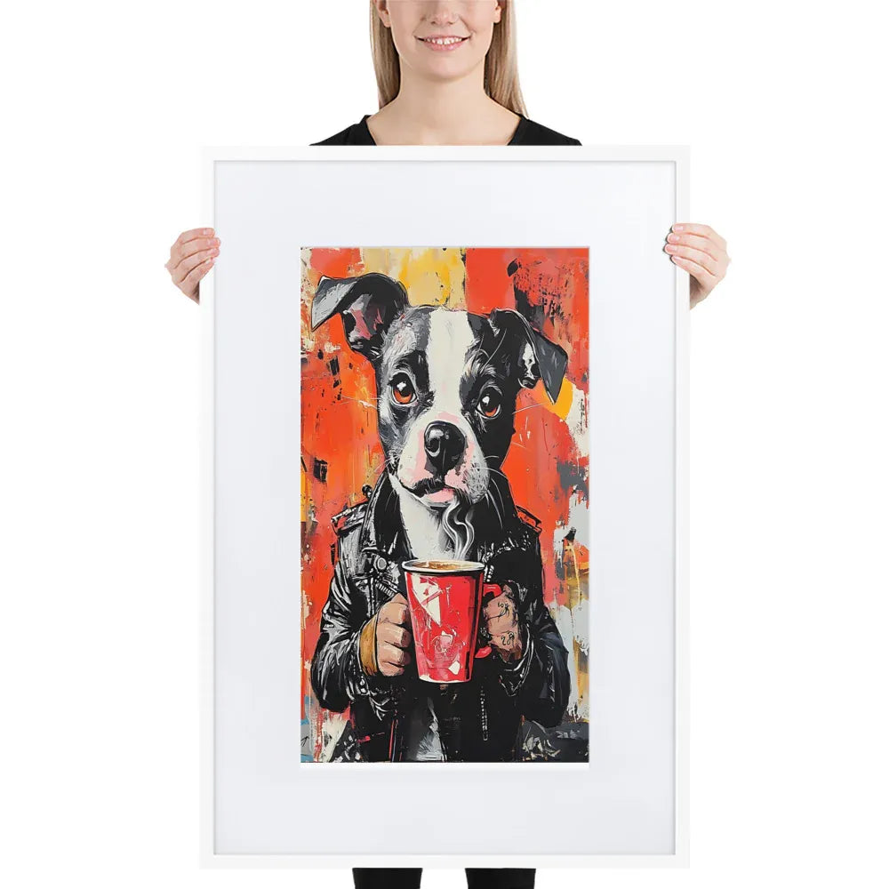 street-art-canine-v17-gerahmtes-poster-gerahmtes-poster-jlr-design-8 - JLR Design