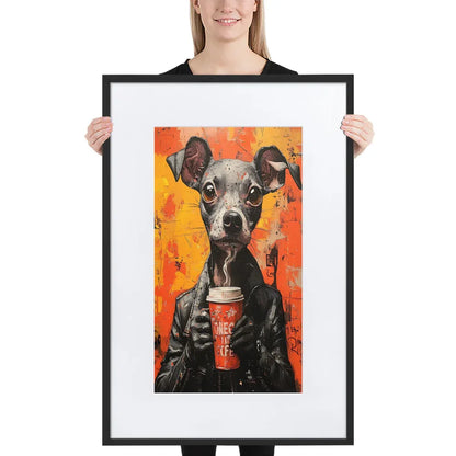 street-art-canine-v18-gerahmtes-poster-gerahmtes-poster-jlr-design-1 - JLR Design