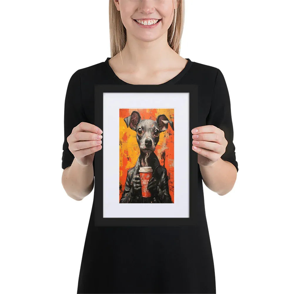 street-art-canine-v18-gerahmtes-poster-gerahmtes-poster-jlr-design-2 - JLR Design