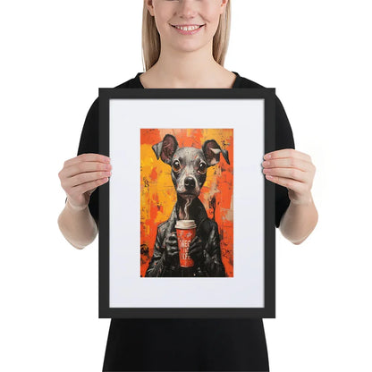 street-art-canine-v18-gerahmtes-poster-gerahmtes-poster-jlr-design-3 - JLR Design