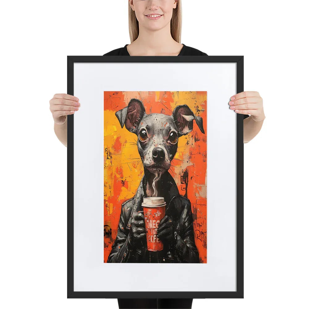street-art-canine-v18-gerahmtes-poster-gerahmtes-poster-jlr-design-4 - JLR Design