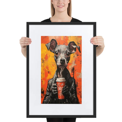 street-art-canine-v18-gerahmtes-poster-gerahmtes-poster-jlr-design-4 - JLR Design