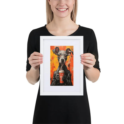 street-art-canine-v18-gerahmtes-poster-gerahmtes-poster-jlr-design-5 - JLR Design
