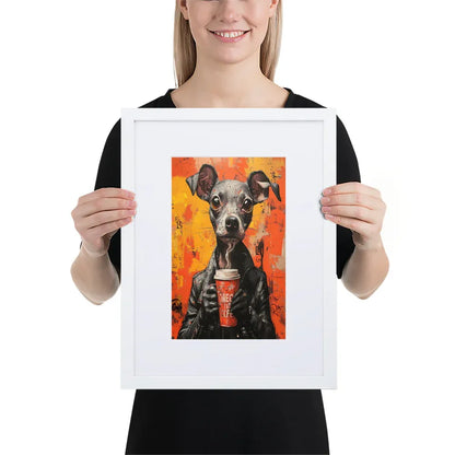 street-art-canine-v18-gerahmtes-poster-gerahmtes-poster-jlr-design-6 - JLR Design