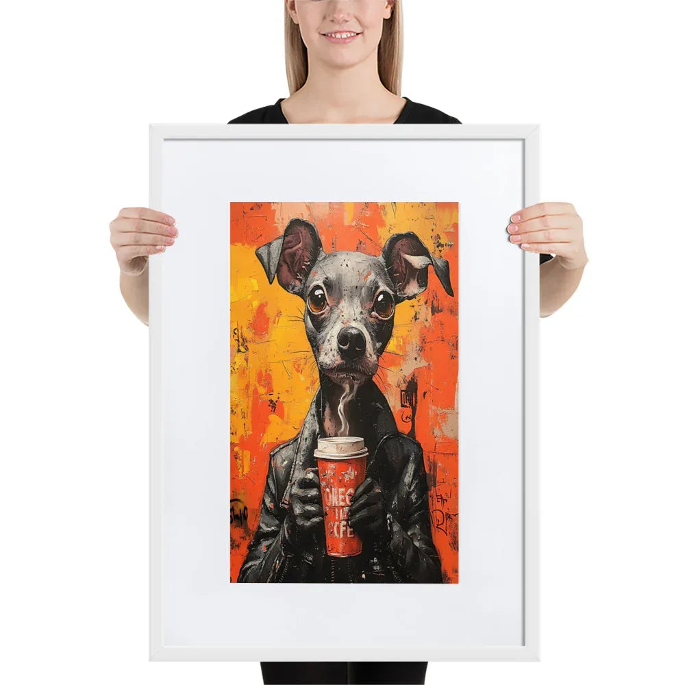 street-art-canine-v18-gerahmtes-poster-gerahmtes-poster-jlr-design-7 - JLR Design