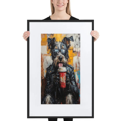 street-art-canine-v2-gerahmtes-poster-gerahmtes-poster-jlr-design-1 - JLR Design