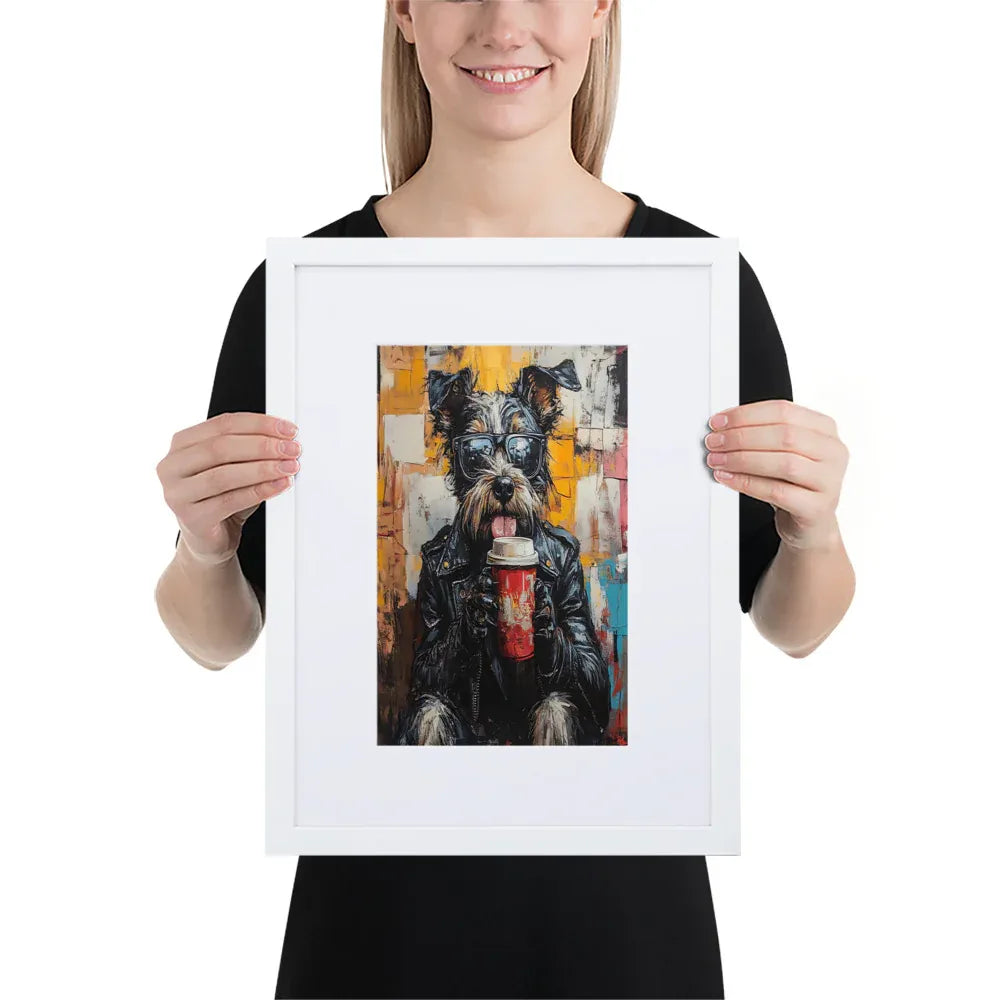 street-art-canine-v2-gerahmtes-poster-gerahmtes-poster-jlr-design-6 - JLR Design