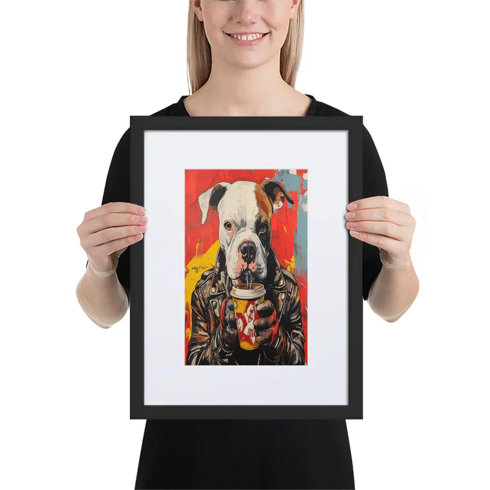 street-art-canine-v3-gerahmtes-poster-gerahmtes-poster-jlr-design-3 - JLR Design