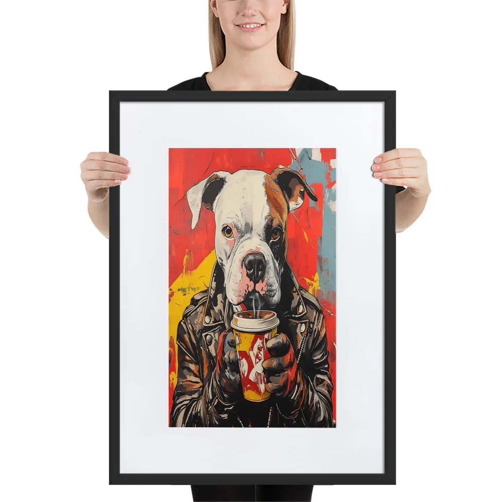 street-art-canine-v3-gerahmtes-poster-gerahmtes-poster-jlr-design-4 - JLR Design