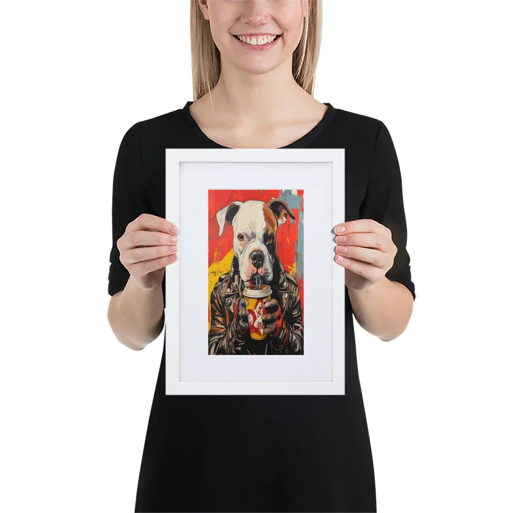 street-art-canine-v3-gerahmtes-poster-gerahmtes-poster-jlr-design-5 - JLR Design