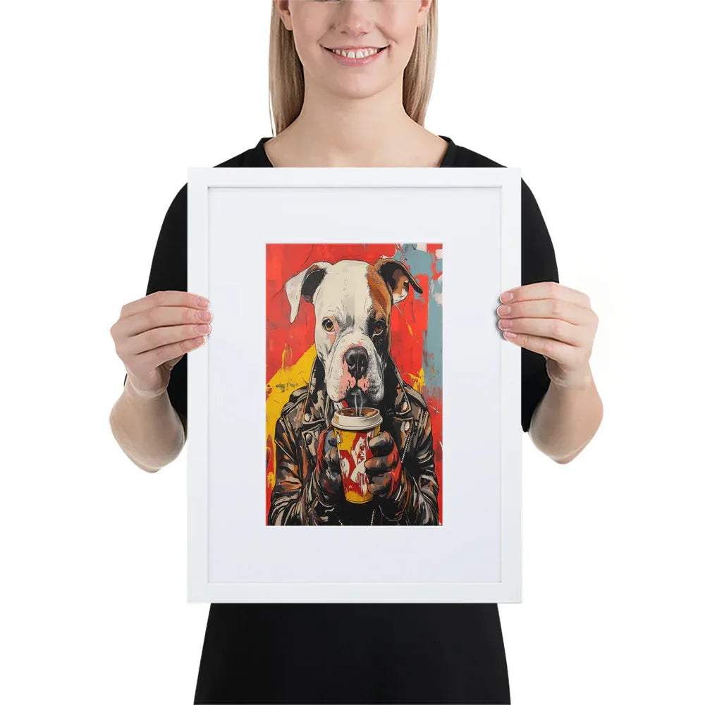 street-art-canine-v3-gerahmtes-poster-gerahmtes-poster-jlr-design-6 - JLR Design