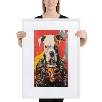 street-art-canine-v3-gerahmtes-poster-gerahmtes-poster-jlr-design-7 - JLR Design