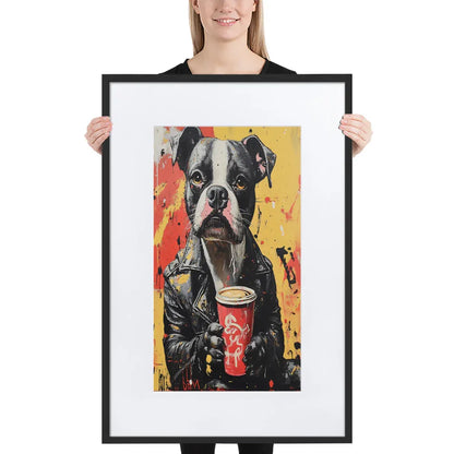 street-art-canine-v4-gerahmtes-poster-gerahmtes-poster-jlr-design-1 - JLR Design
