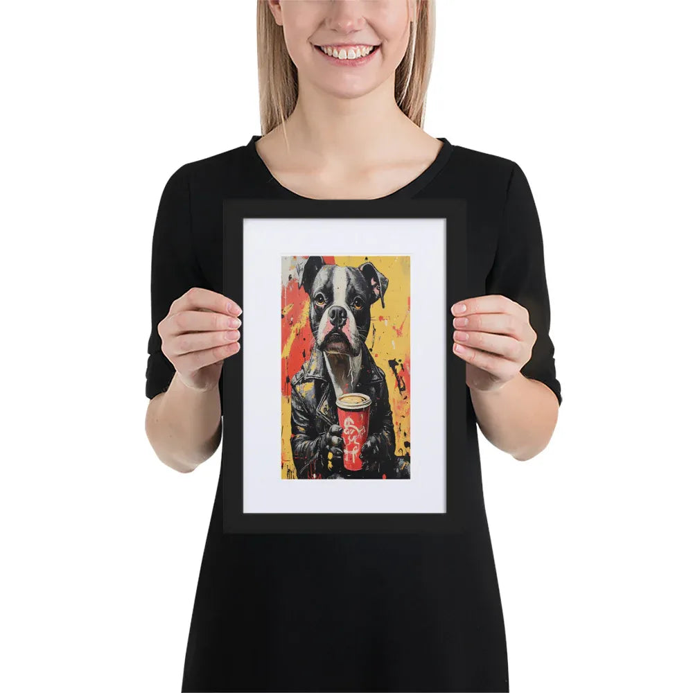 street-art-canine-v4-gerahmtes-poster-gerahmtes-poster-jlr-design-2 - JLR Design