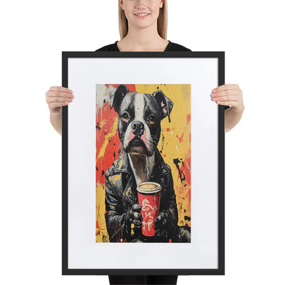 street-art-canine-v4-gerahmtes-poster-gerahmtes-poster-jlr-design-4 - JLR Design