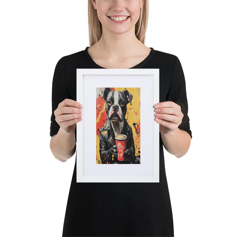 street-art-canine-v4-gerahmtes-poster-gerahmtes-poster-jlr-design-5 - JLR Design