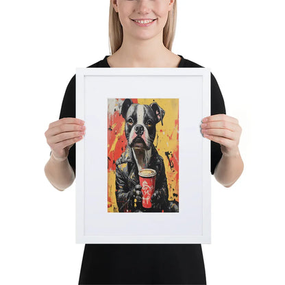 street-art-canine-v4-gerahmtes-poster-gerahmtes-poster-jlr-design-6 - JLR Design