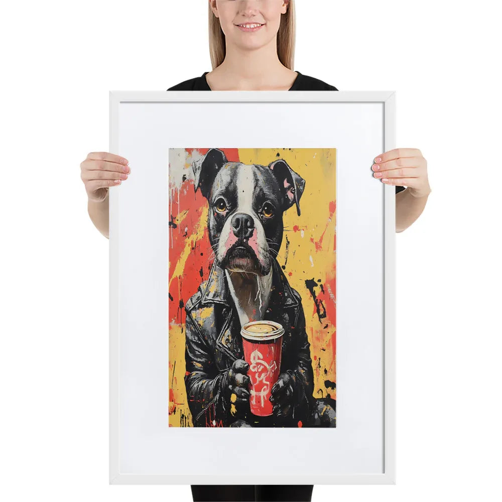 street-art-canine-v4-gerahmtes-poster-gerahmtes-poster-jlr-design-7 - JLR Design