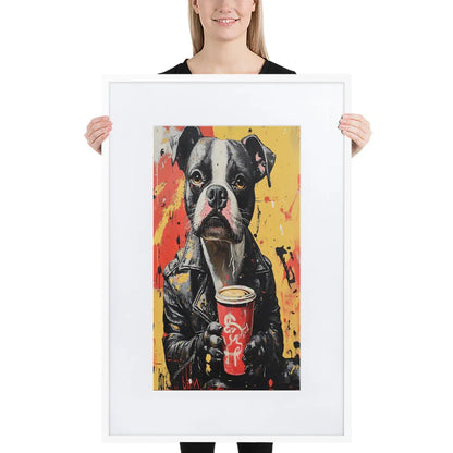 street-art-canine-v4-gerahmtes-poster-gerahmtes-poster-jlr-design-8 - JLR Design
