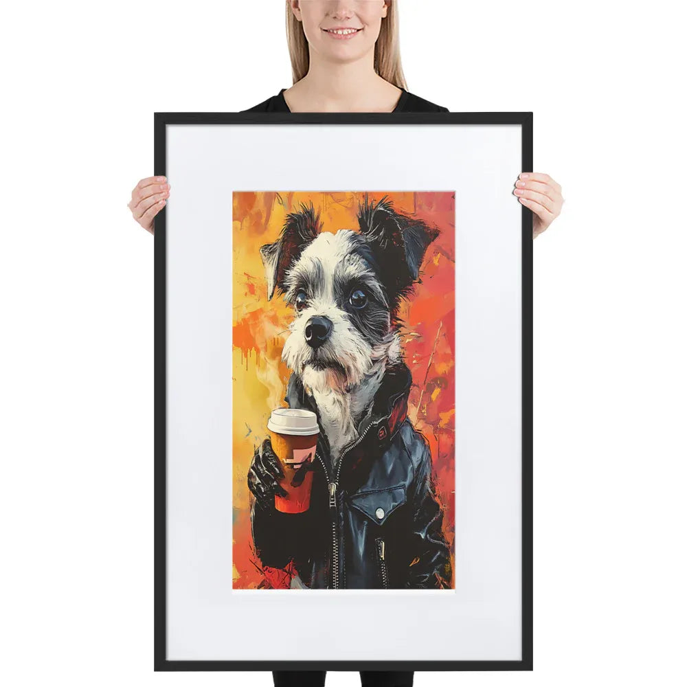 street-art-canine-v5-gerahmtes-poster-gerahmtes-poster-jlr-design-1 - JLR Design