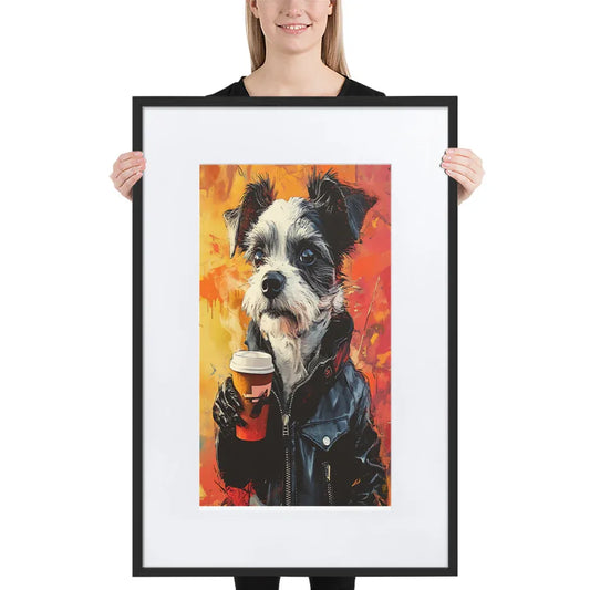 street-art-canine-v5-gerahmtes-poster-gerahmtes-poster-jlr-design-1 - JLR Design