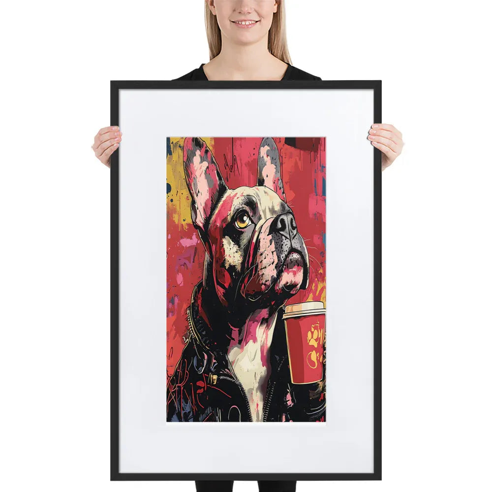 street-art-canine-v6-gerahmtes-poster-gerahmtes-poster-jlr-design-1 - JLR Design