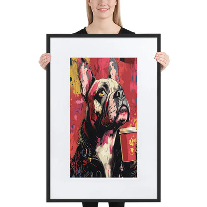 street-art-canine-v6-gerahmtes-poster-gerahmtes-poster-jlr-design-1 - JLR Design