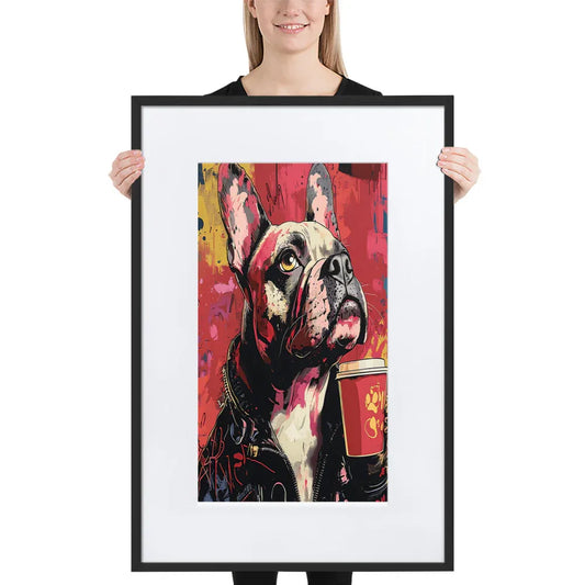 street-art-canine-v6-gerahmtes-poster-gerahmtes-poster-jlr-design-1 - JLR Design