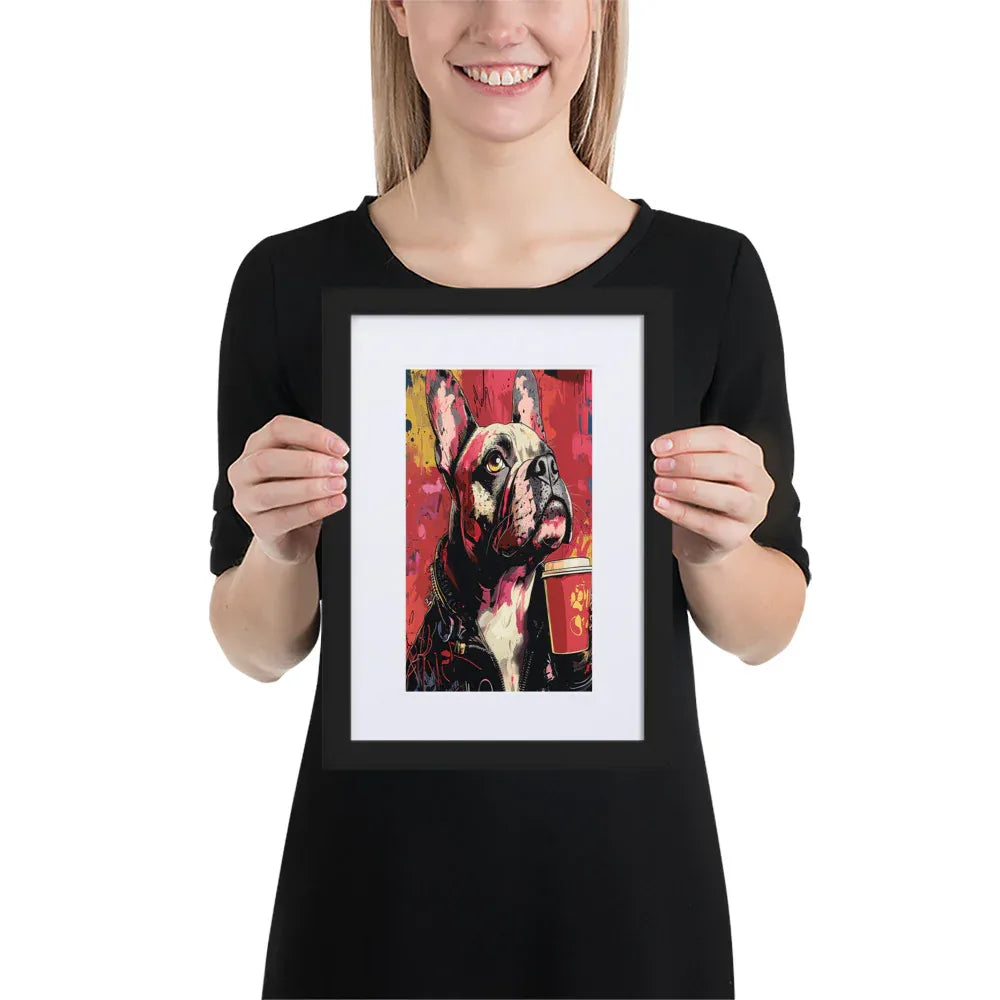 street-art-canine-v6-gerahmtes-poster-gerahmtes-poster-jlr-design-2 - JLR Design
