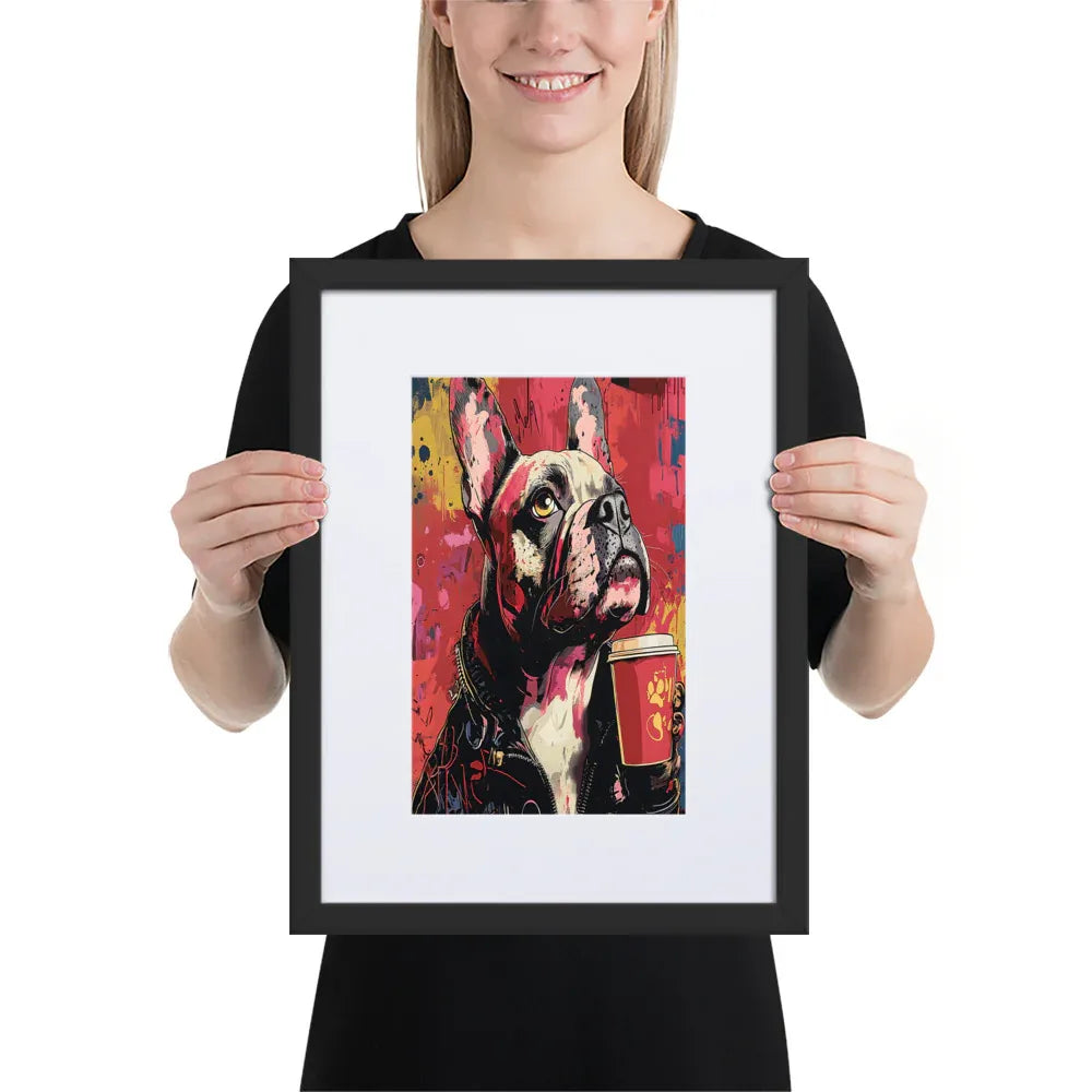 street-art-canine-v6-gerahmtes-poster-gerahmtes-poster-jlr-design-3 - JLR Design