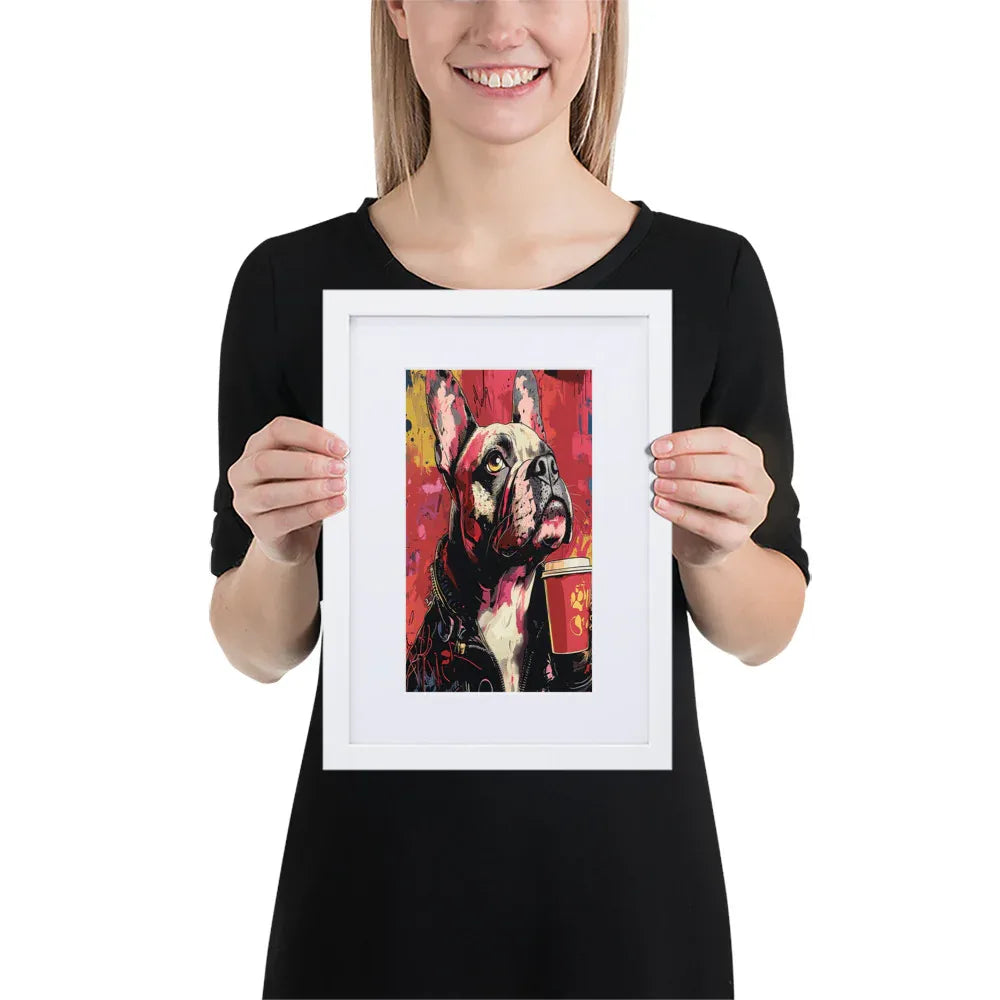 street-art-canine-v6-gerahmtes-poster-gerahmtes-poster-jlr-design-5 - JLR Design