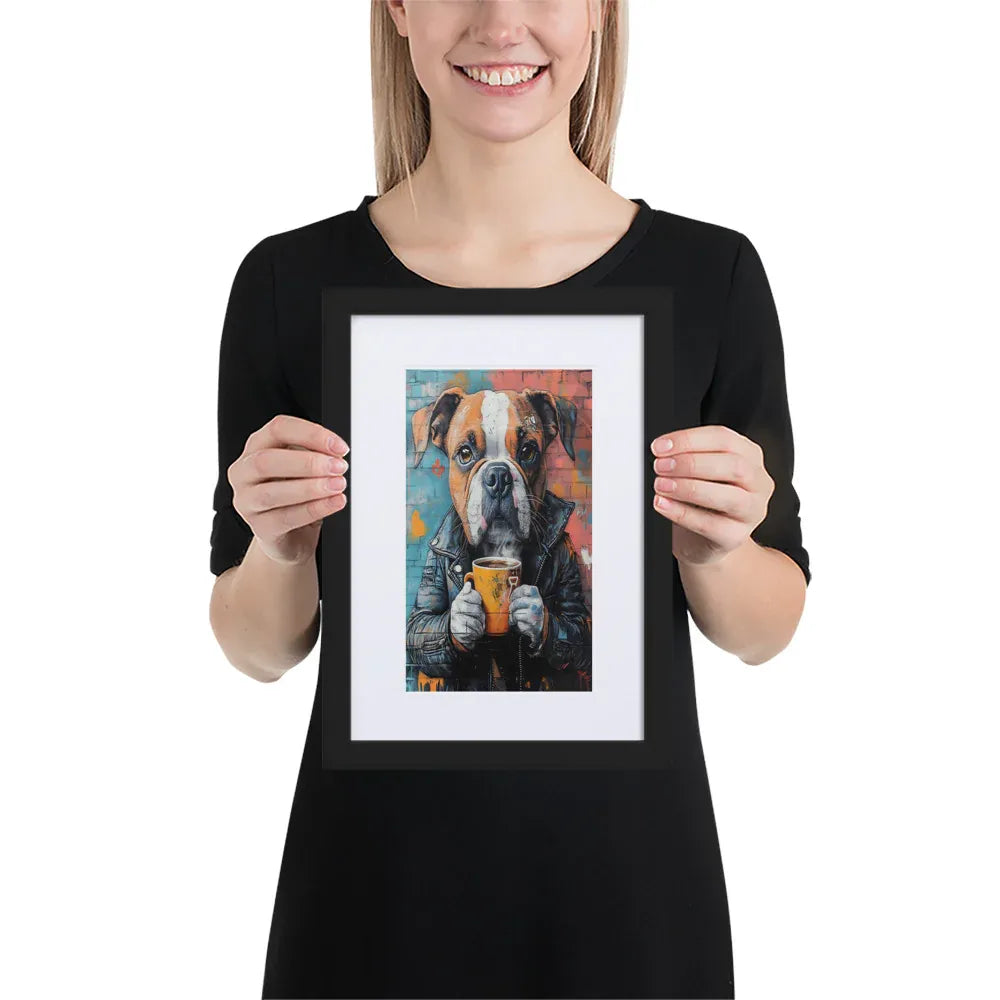 street-art-canine-v7-gerahmtes-poster-gerahmtes-poster-jlr-design-2 - JLR Design