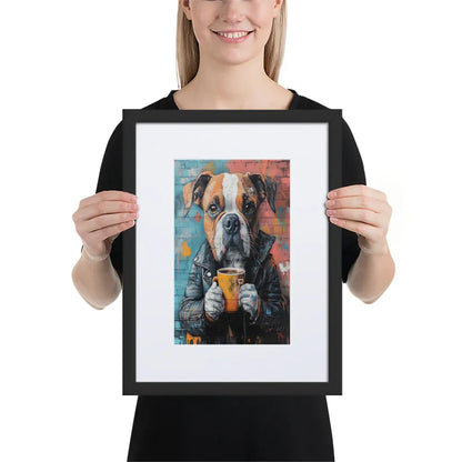 street-art-canine-v7-gerahmtes-poster-gerahmtes-poster-jlr-design-3 - JLR Design