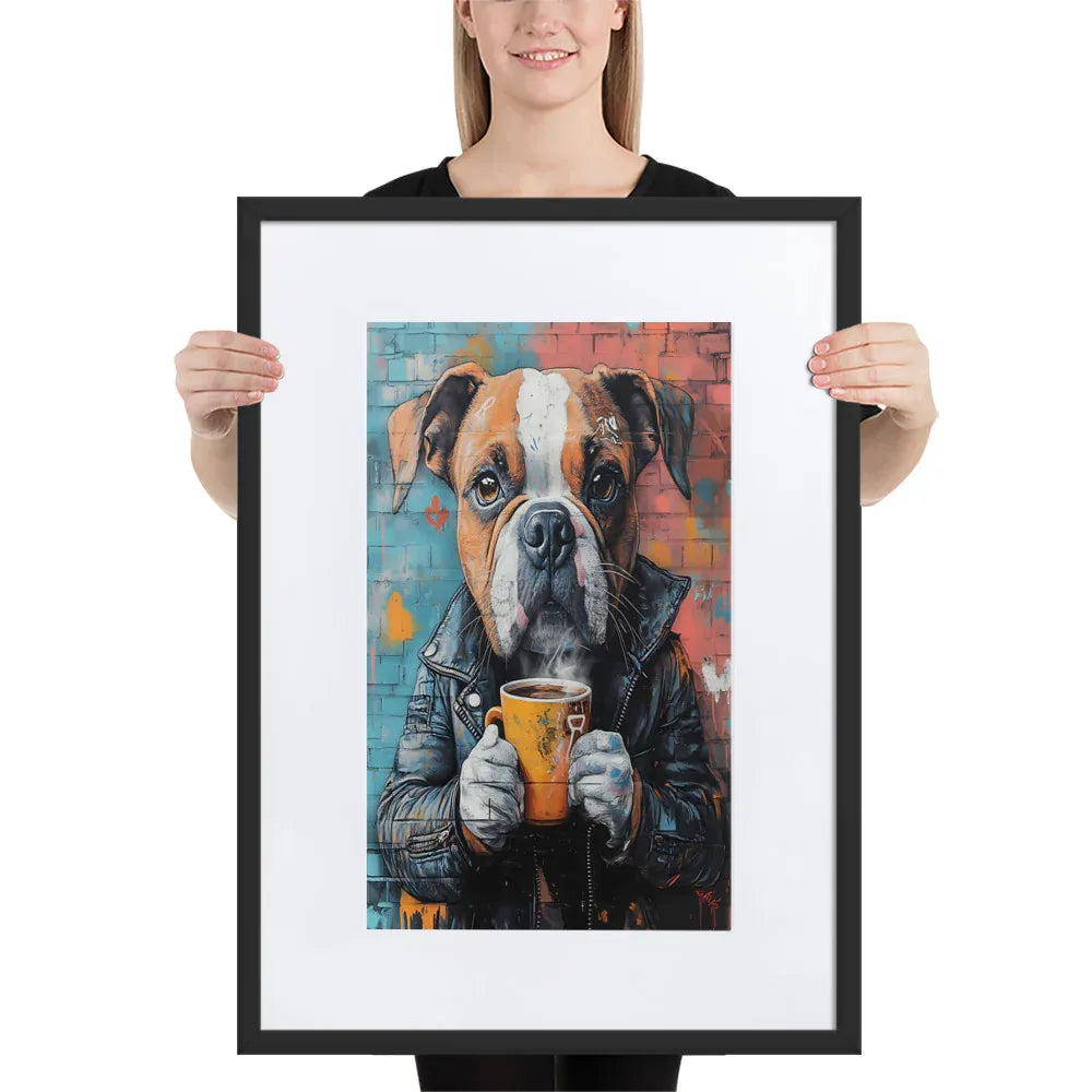 street-art-canine-v7-gerahmtes-poster-gerahmtes-poster-jlr-design-4 - JLR Design