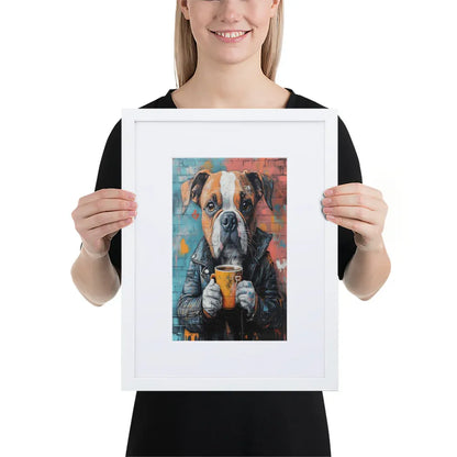 street-art-canine-v7-gerahmtes-poster-gerahmtes-poster-jlr-design-6 - JLR Design