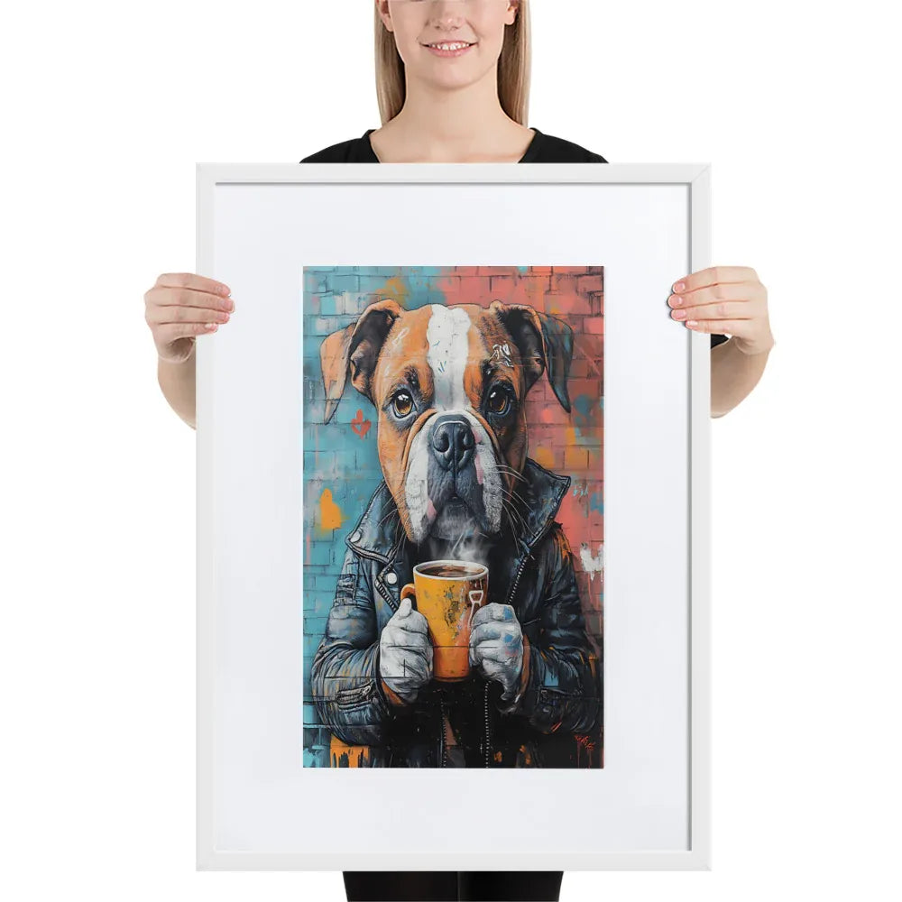street-art-canine-v7-gerahmtes-poster-gerahmtes-poster-jlr-design-7 - JLR Design