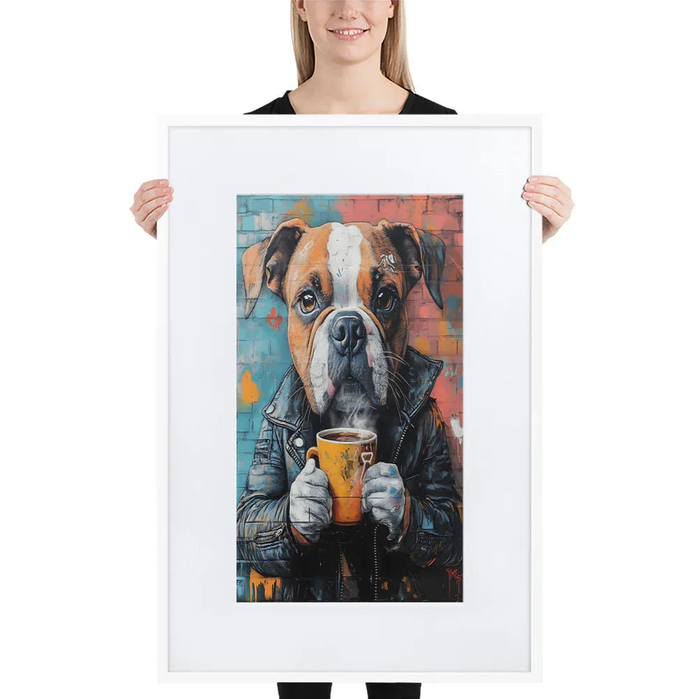 street-art-canine-v7-gerahmtes-poster-gerahmtes-poster-jlr-design-8 - JLR Design