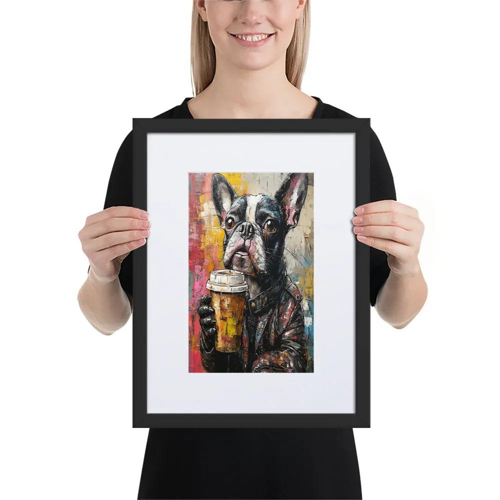 street-art-canine-v8-gerahmtes-poster-gerahmtes-poster-jlr-design-3 - JLR Design