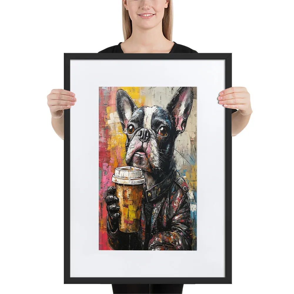 street-art-canine-v8-gerahmtes-poster-gerahmtes-poster-jlr-design-4 - JLR Design
